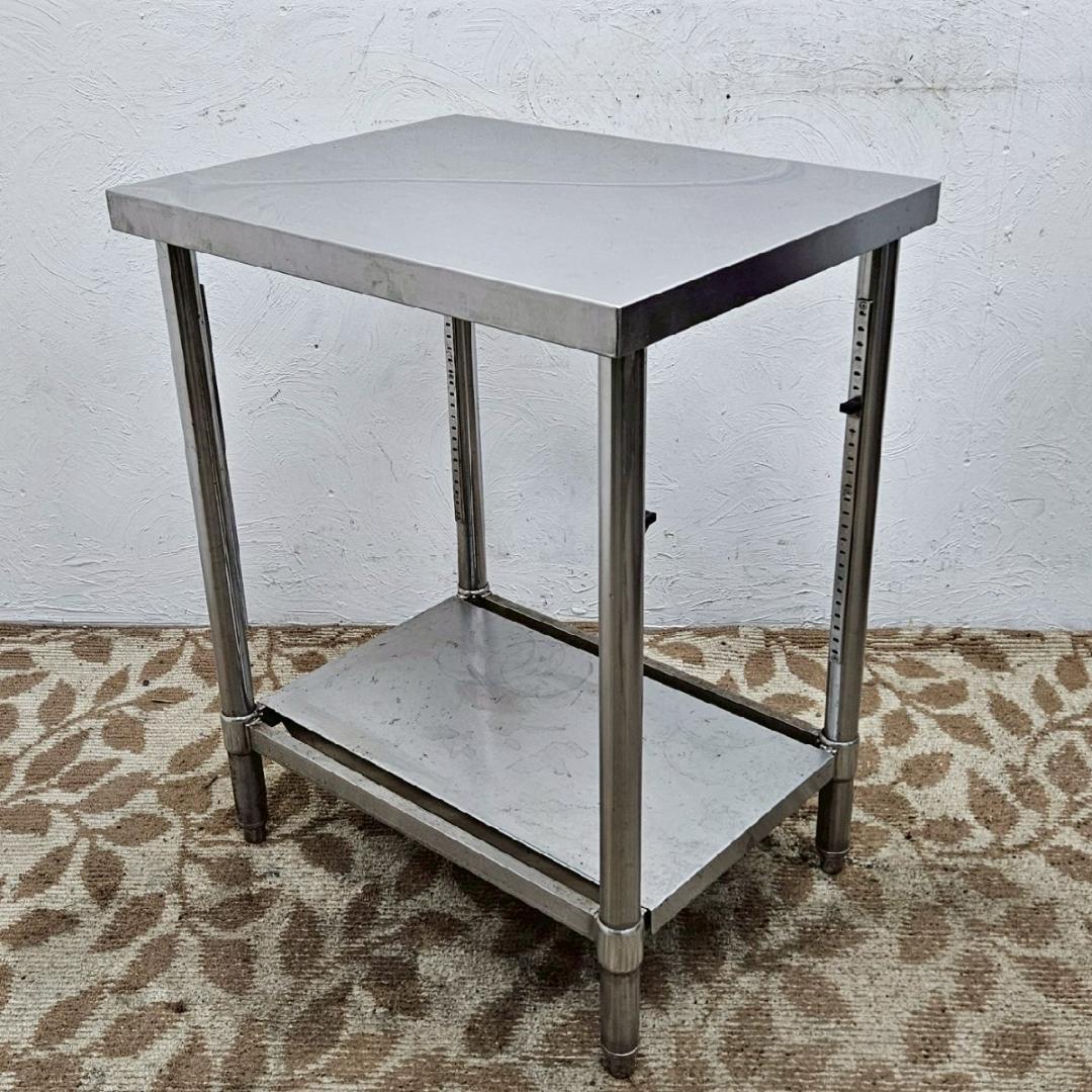 ステンレス 作業台 W630×D490×H800mm 業務用 厨房 調理台 日本製 ステンレス 作業台 業務用 キャスター付き 調理台 W800mm×H800