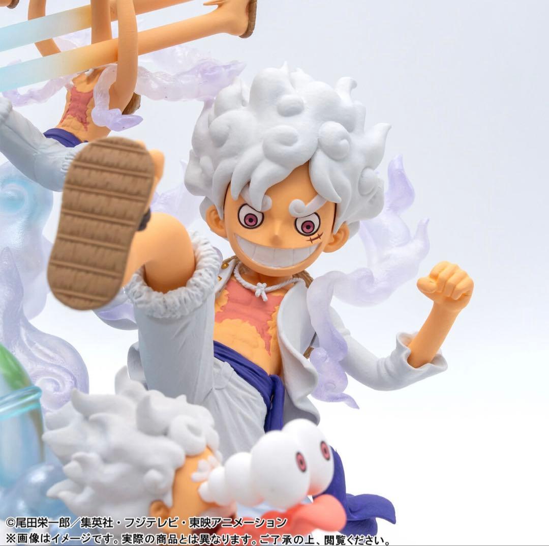 ワールドコレクタブルフィギュア × S.H.Figuarts ルフィギア5セット