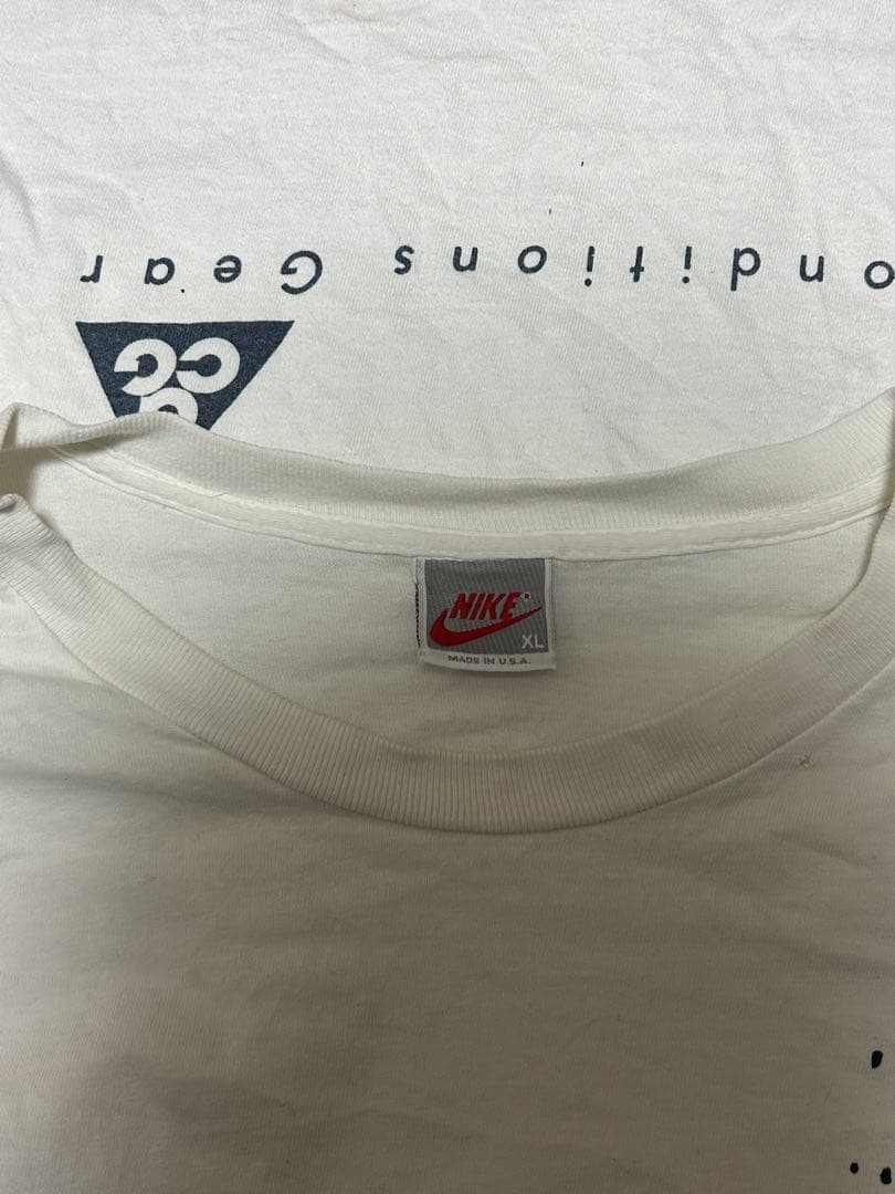 激レア 90s USA製NIKE ACG 銀タグ tシャツ NIKE - 90s USA製 NIKE ナイキ 銀タグ ビンテージTシャツ シングル