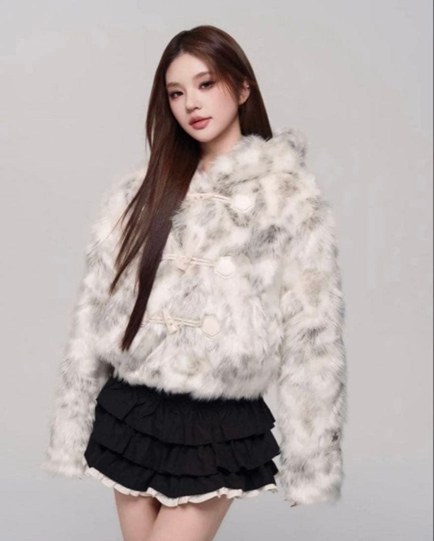 新品未使用 ANDWANG Petit Fur Duffle Coat - メルカリ