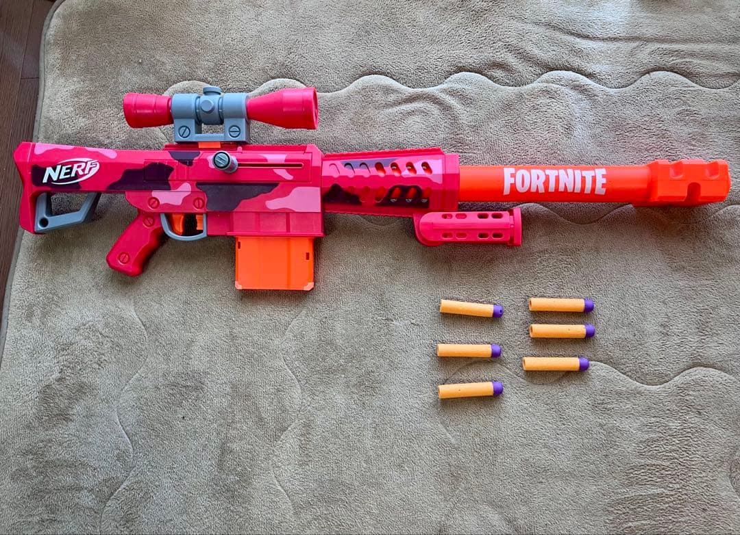 箱付きナーフ フォートナイト ヘビースナイパーライフル - メルカリ