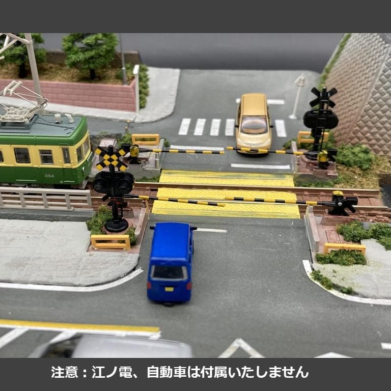 江ノ電ジオラマ】鎌倉高校前駅＆スラムダンク踏切一体化 Nゲージ