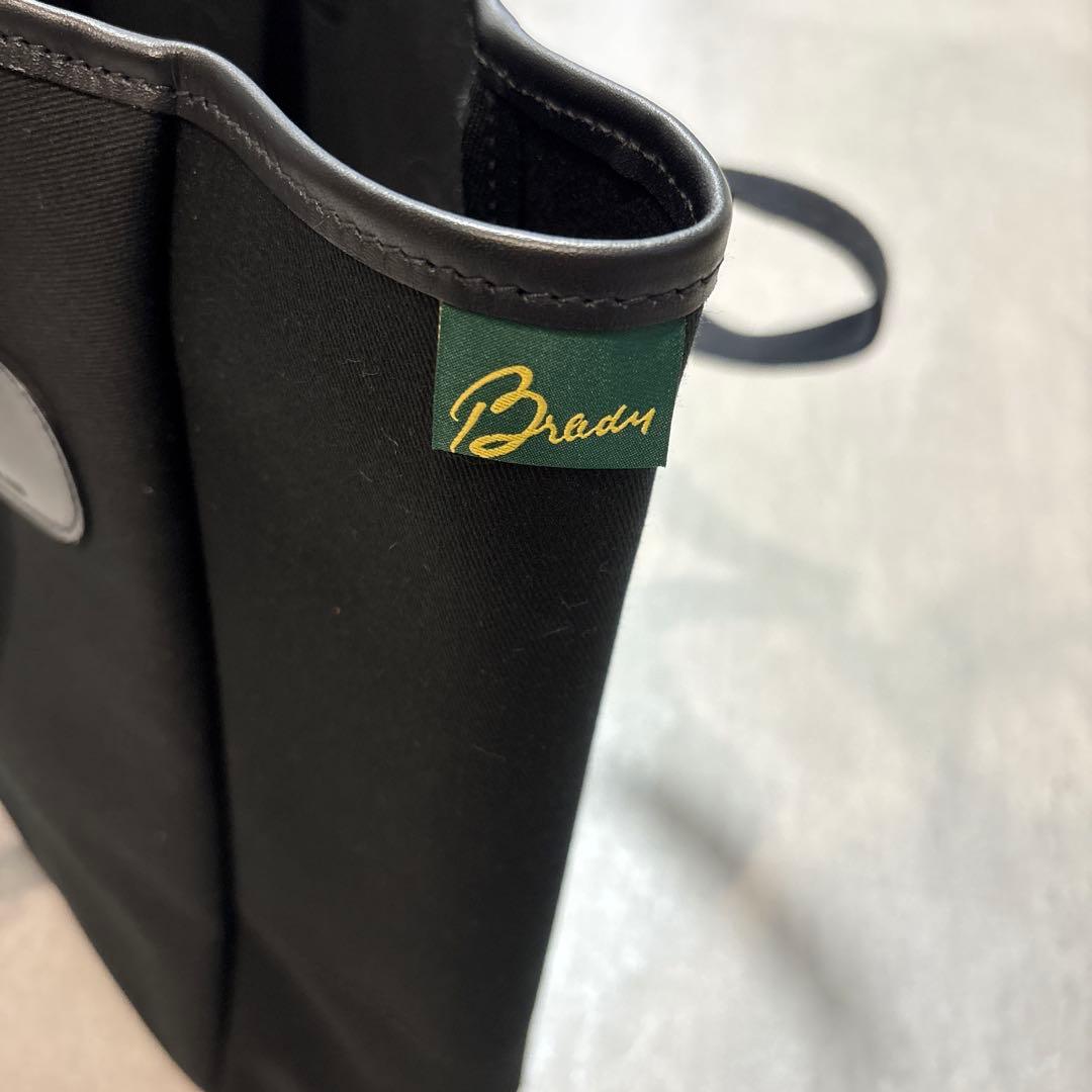 Brady ブラックキャンバストートバッグ Made in England - メルカリ