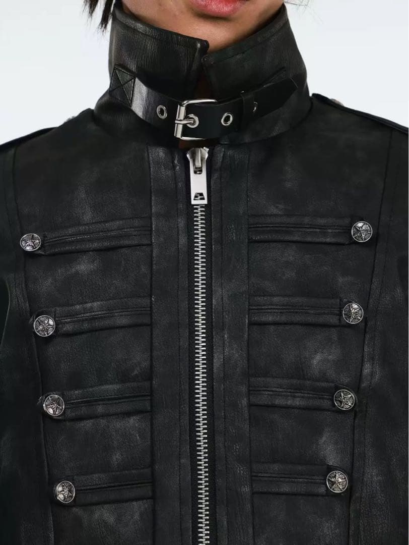 DETW 25AW ナポレオンジャケット 細身シルエット 厚手ジャケット Y2K