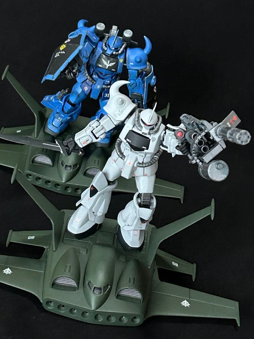 最終値下げグフR35&グフ＆ドダイ×2ジオン軍2機HG1/144ガンプラジャンク