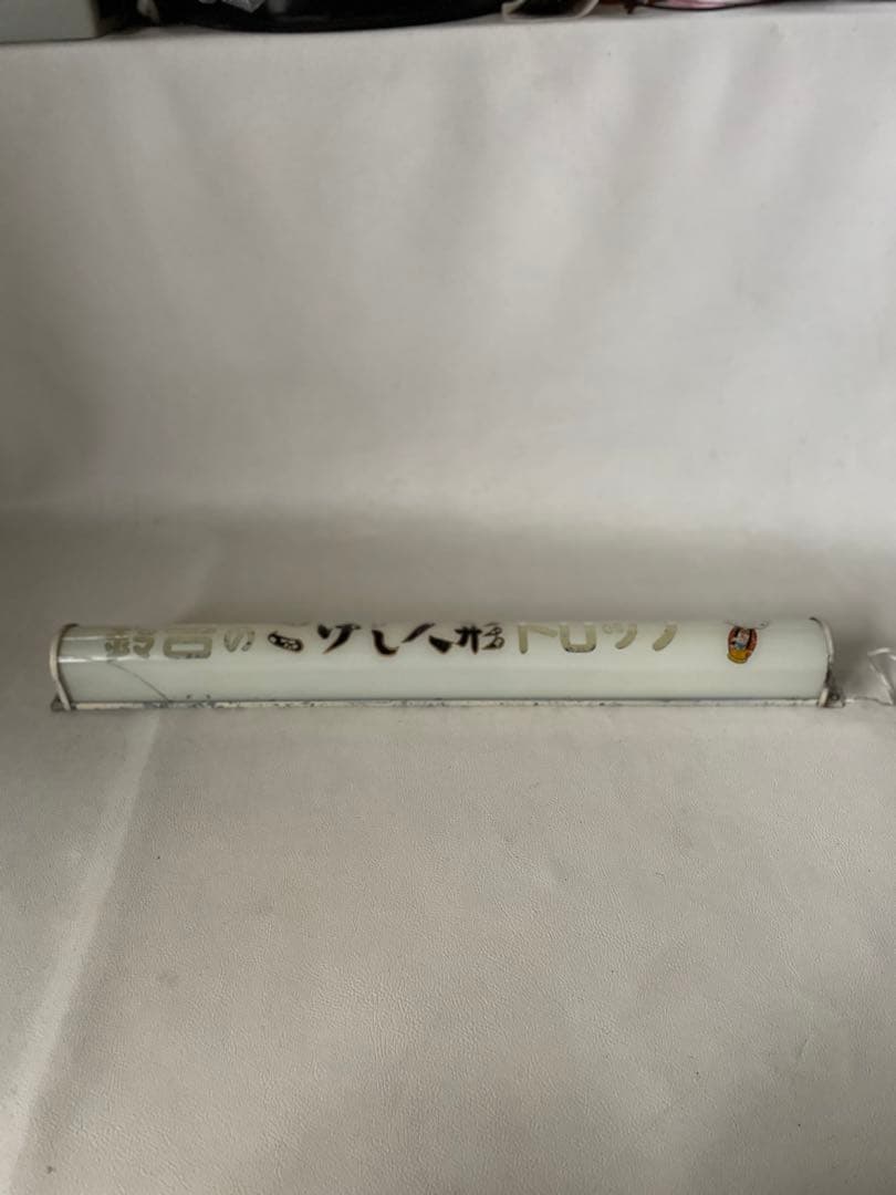 鈴吉のこけし人形ドロップ 電球看板 電飾 看板 ガラス看板 レトロ 改造有り