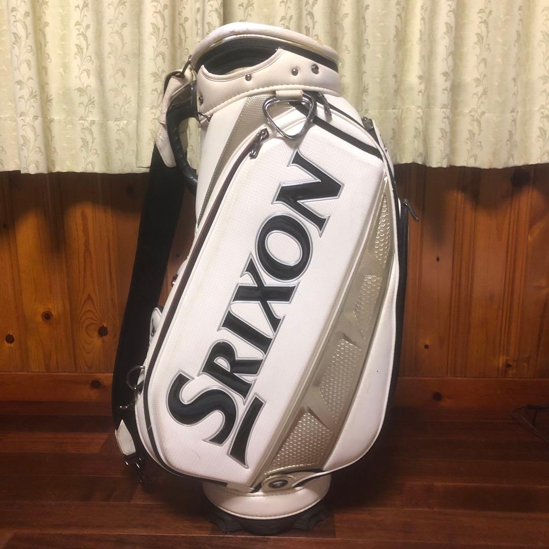 Srixon ホワイト キャディバッグ SRIXON DUNLOP ダンロップ 日本正規品 スリクソン 軽量 スタンダード