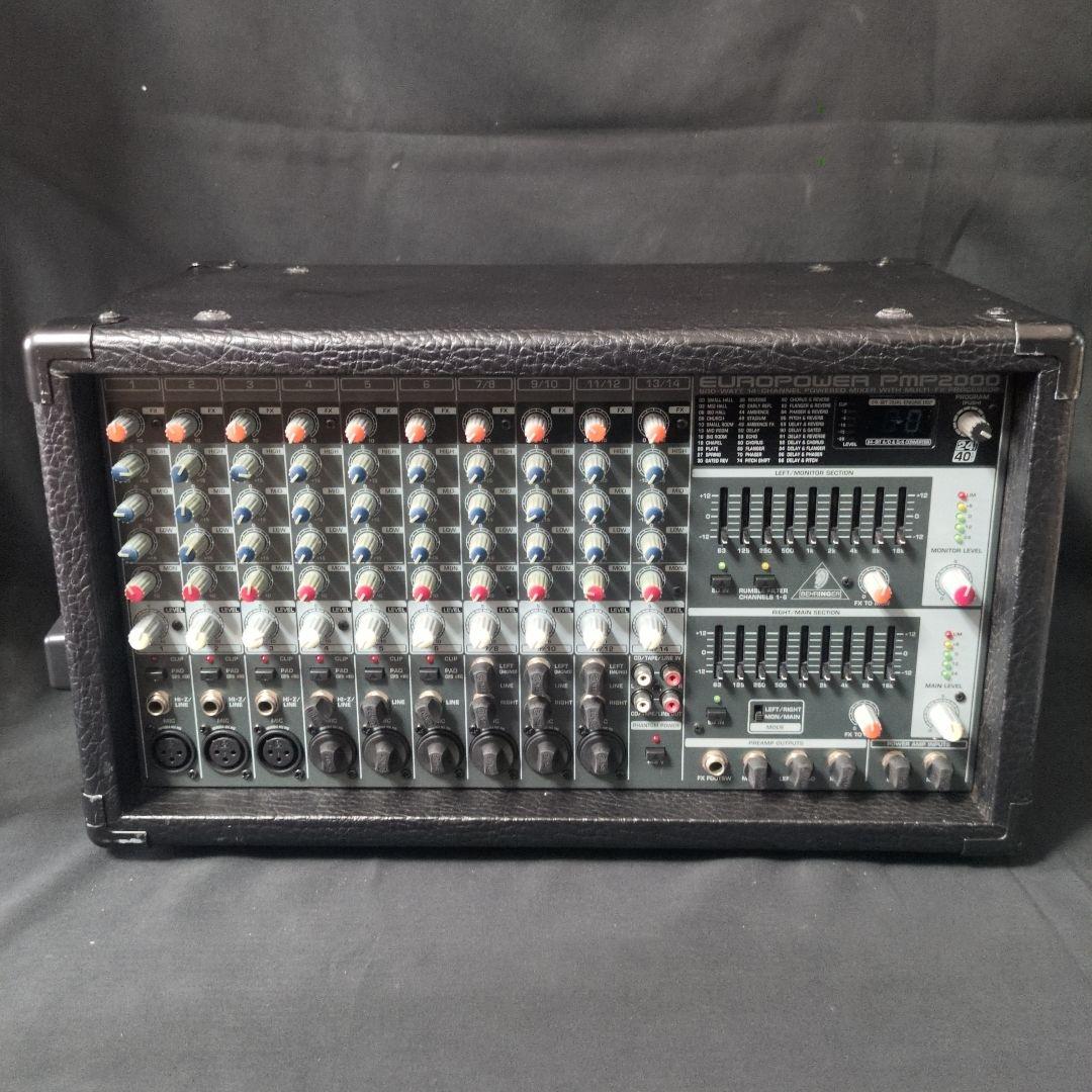 配信機器・PA機器・レコーディング機器 BEHRINGER EUROPOWER PMP2000 Behringer | Product | PMP2000
