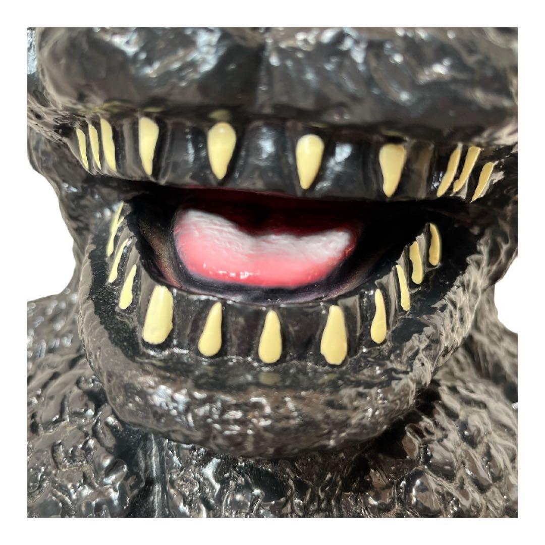 【当時物】ゴジラ 高さ約35cm でっかい貯金箱 1994 ソフビ製