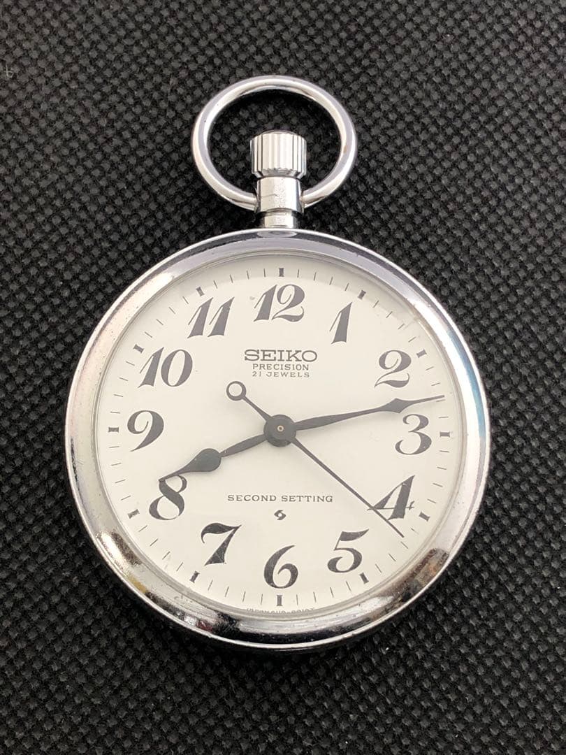 セイコー 懐中時計21石 国鉄時代 昭和51年 不動品 ホビー・楽器