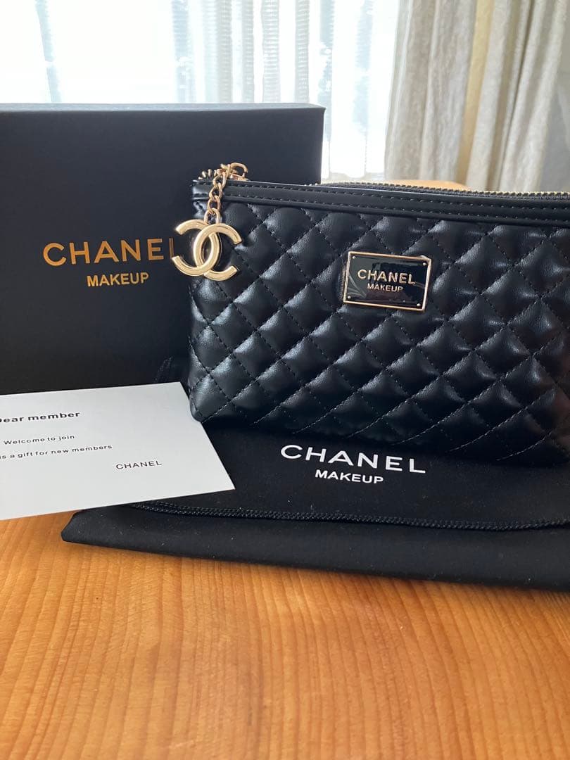 非売品】CHANEL シャネル キルティングポーチ - メルカリ