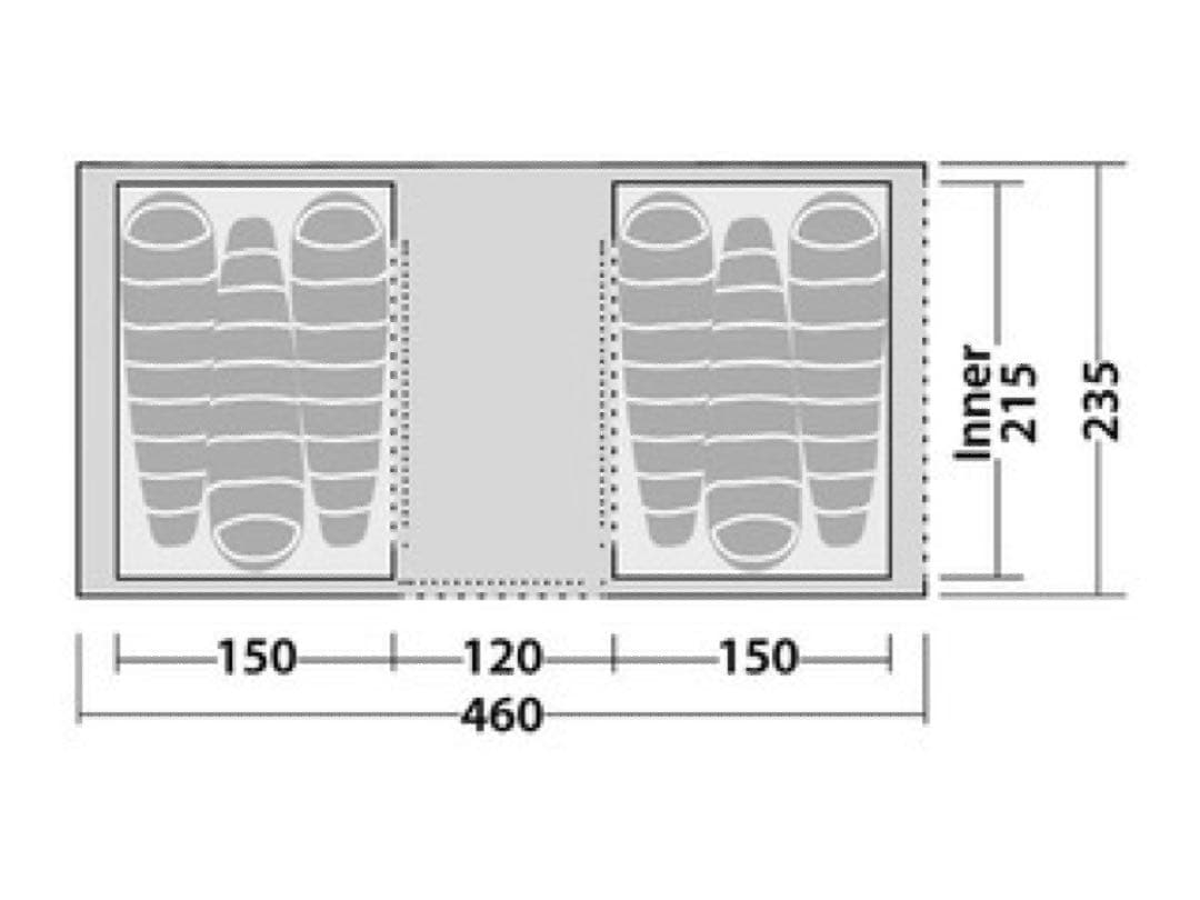 良品 ROBENS DOUBLE DWELL 600 テント - メルカリ