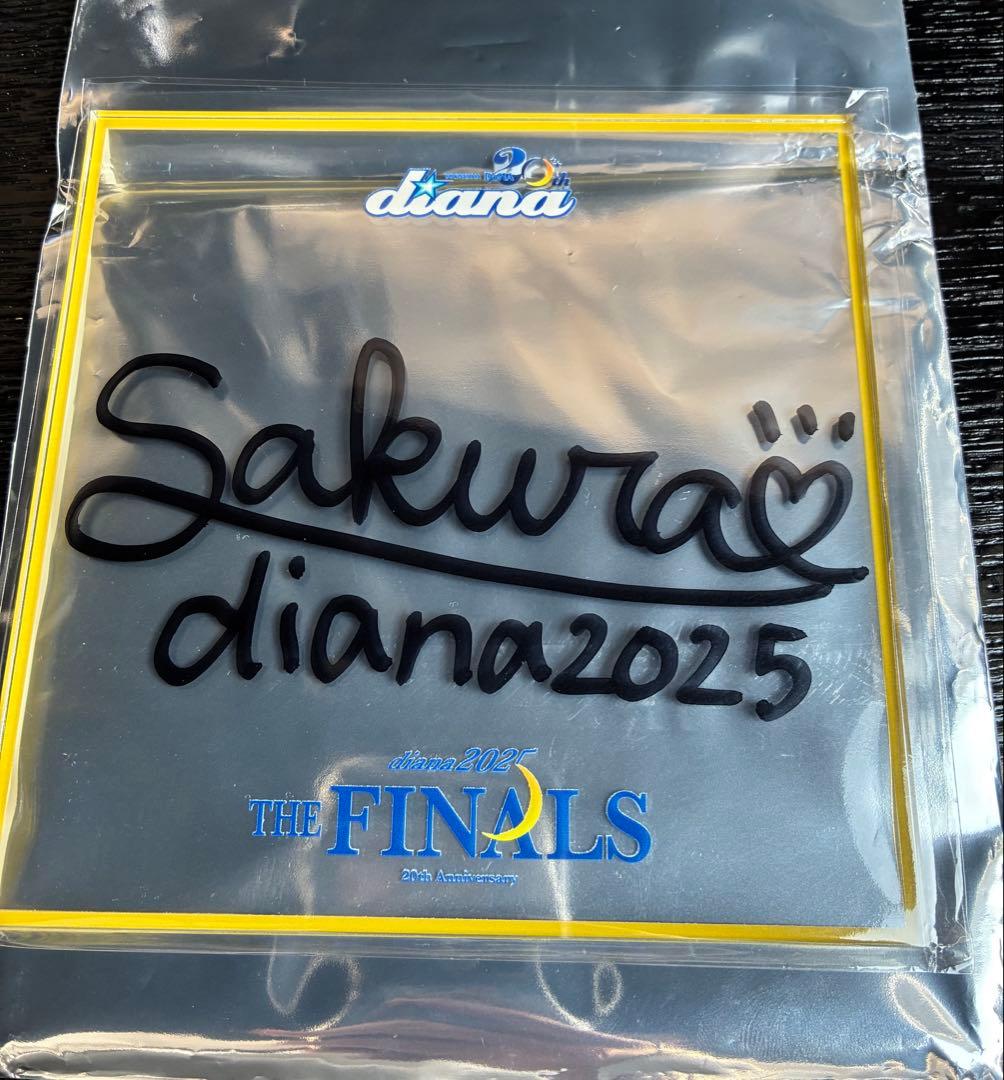 diana Sakura サインアクリル色紙 2025 横浜DeNAベイスターズ - メルカリ