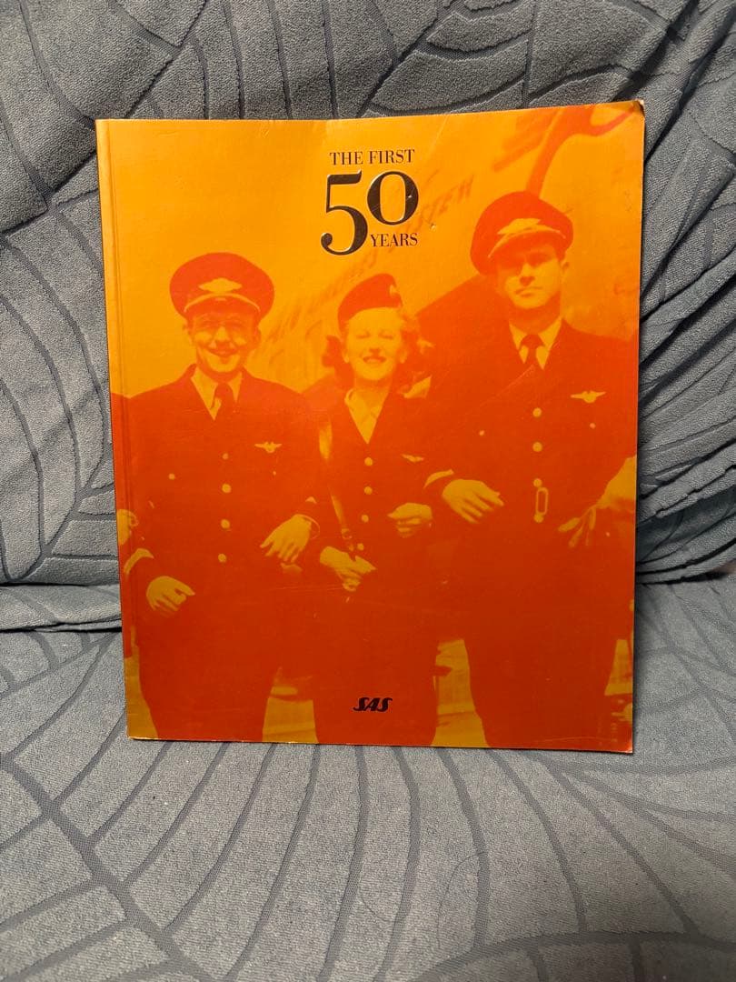 スカンジビア航空 モデルプレーン 1/200 50周年冊子 1996年