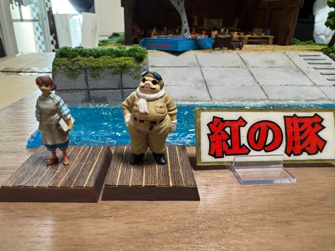 紅の豚　ジオラマ　『ピッコロ社』　ジオラマ　模型　プラモデル