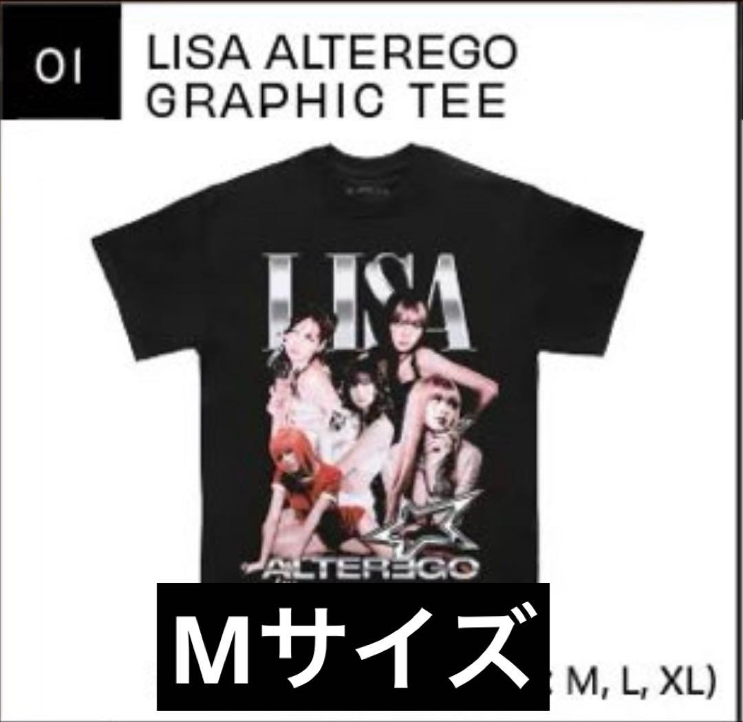 BLACKPINK LISA POPUP Tシャツ Mサイズ LiSA ROCKSTAR ポップアップ クロップドTシャツ Mサイズ 韓国 - メルカリ