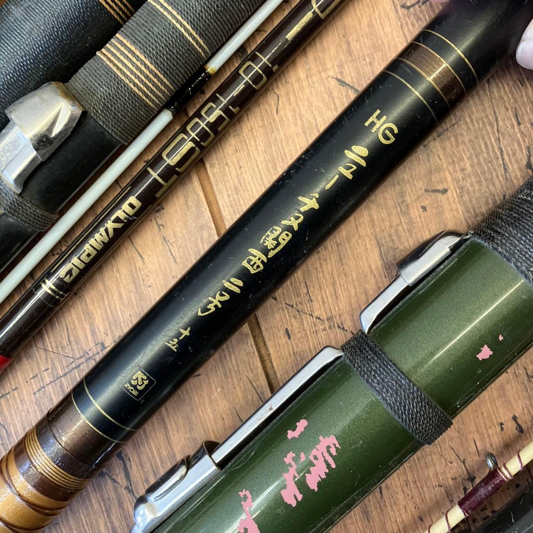 昭和レトロ 磯竿 船 振出竿 並継竿 16本まとめ売り セット売り ロッド