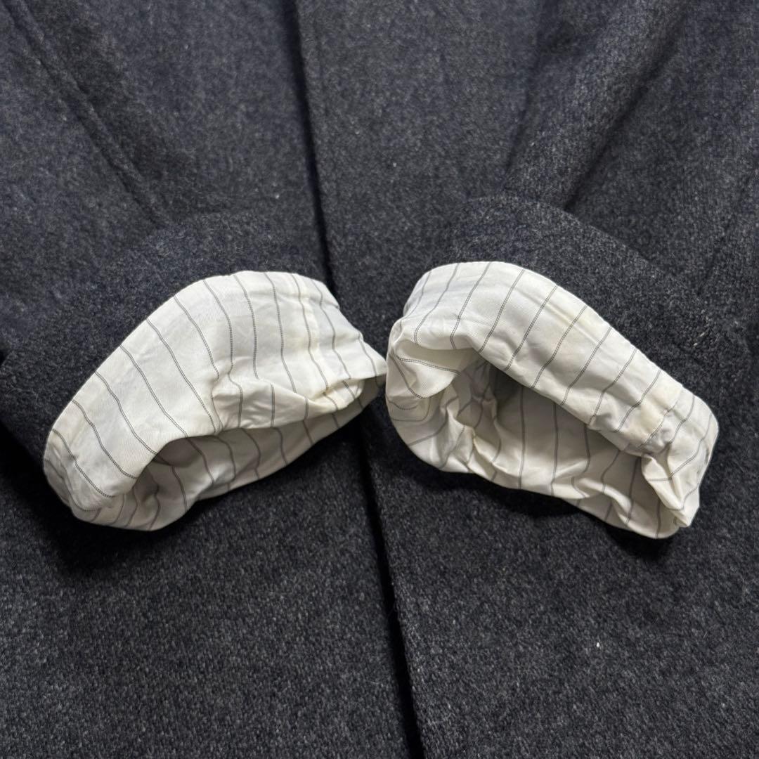 A.P.C.Jules Tournier社生地 ウール ステンカラーコート M