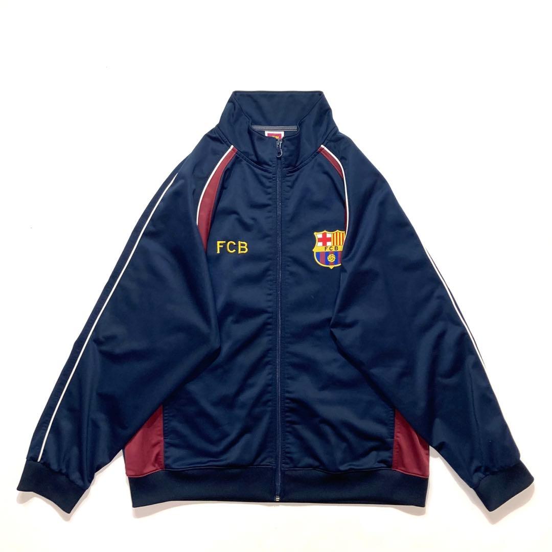 FCB FCバルセロナ ジャージ XL 紺 えんじ 黄色 - メルカリ