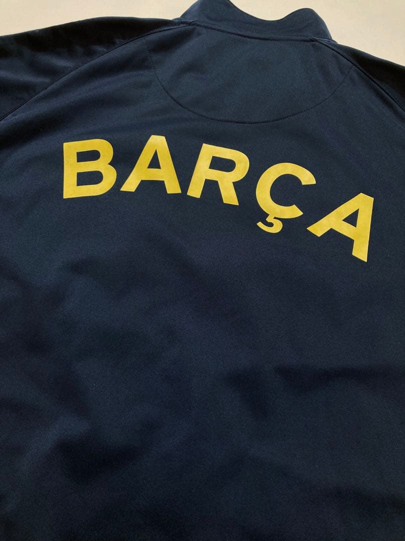 FCB FCバルセロナ ジャージ XL 紺 えんじ 黄色 - メルカリ