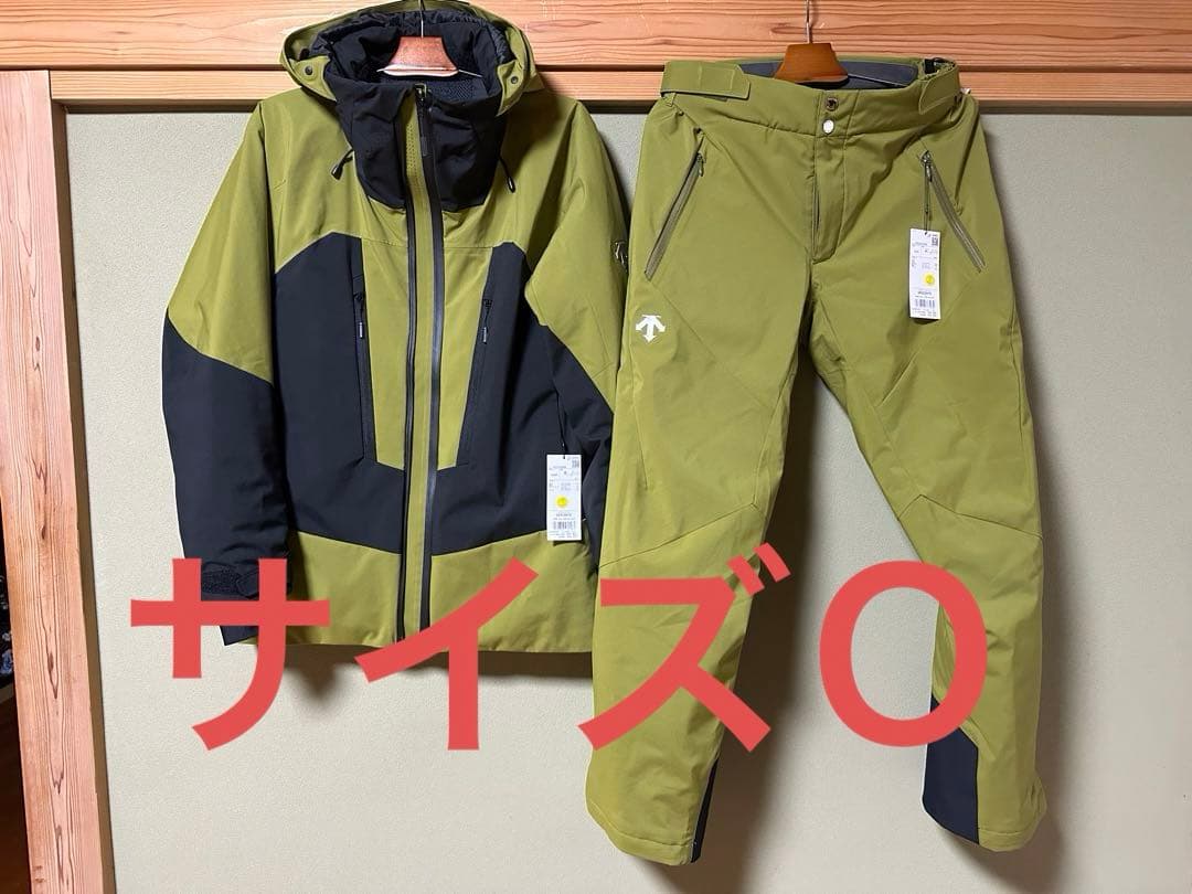 デサント スキーウェア 上下セット 男女兼用 スキーウェア オリーブ