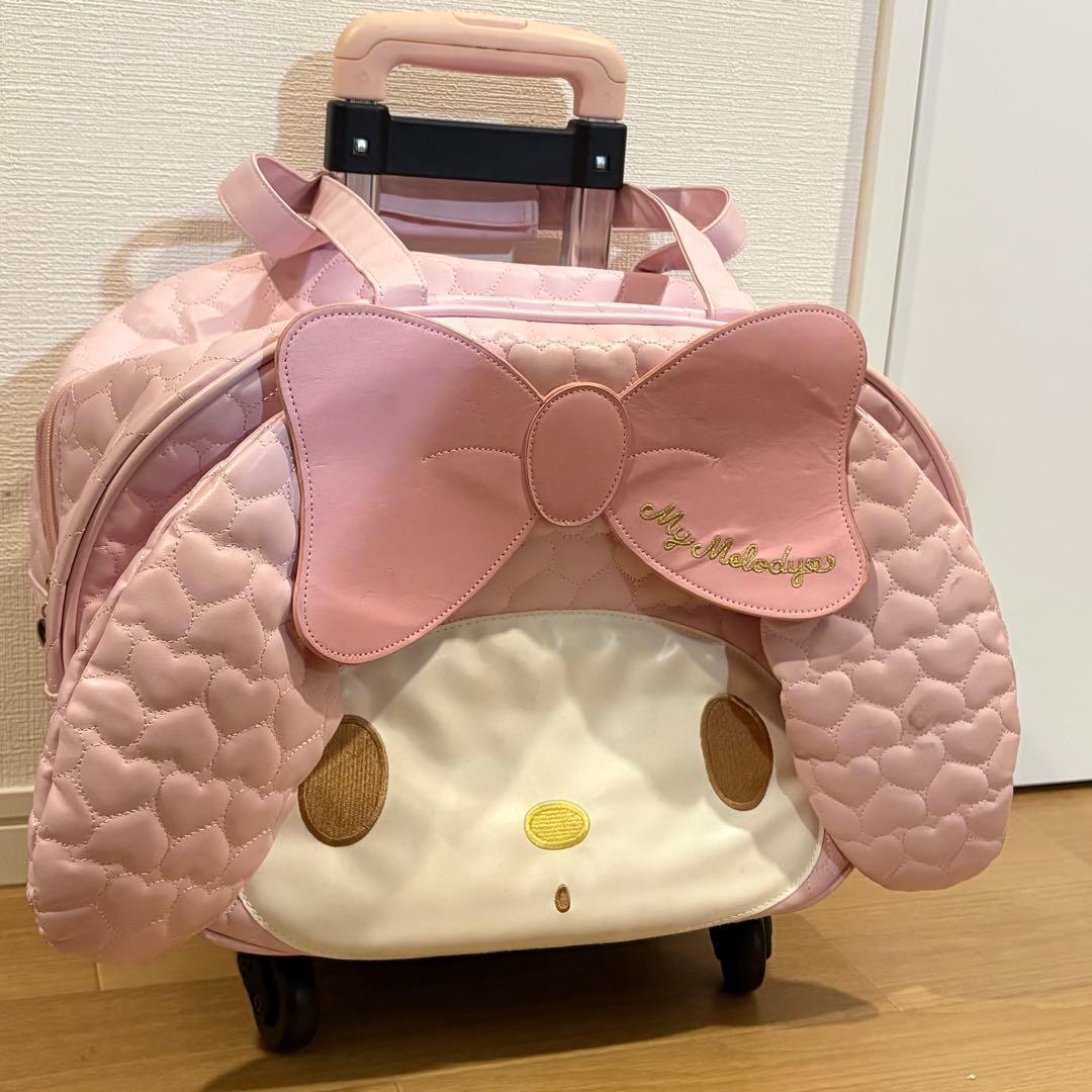 2way マイメロ キャリーバッグ フェイストートバック キャリー ケース ②