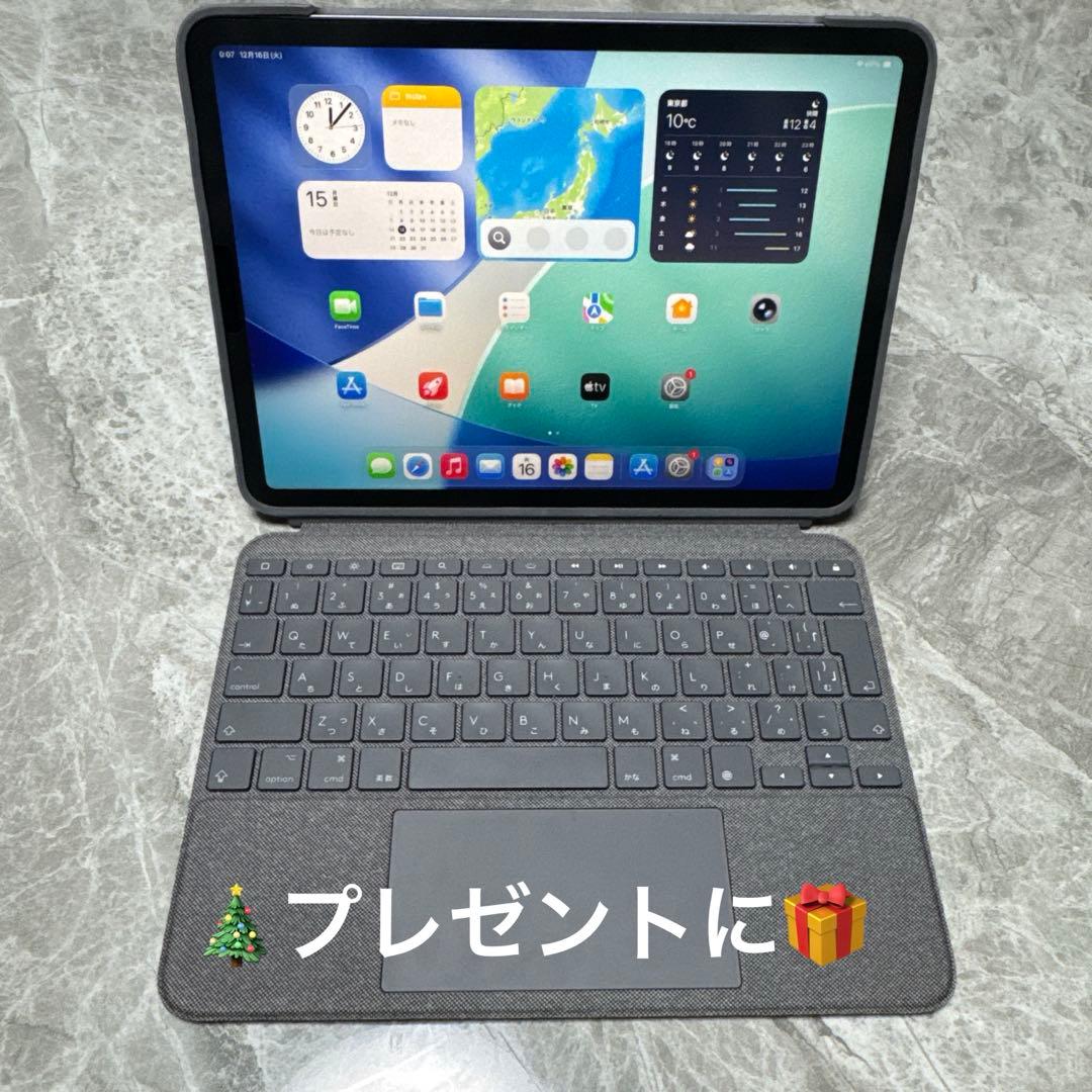 Apple iPadPro 11インチ 128GB ＆Logicoolキーボード 11インチiPad Pro（M4）用Logicool Combo Touch Keyboard Case - Apple