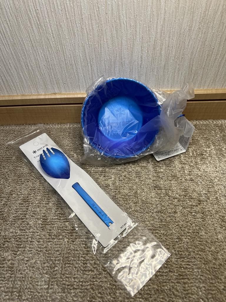 スノーピーク　オンライン限定　シェラカップとチタン先割れスプーン チタン先割れスプーンONLINE| スノーピーク(Snow Peak)