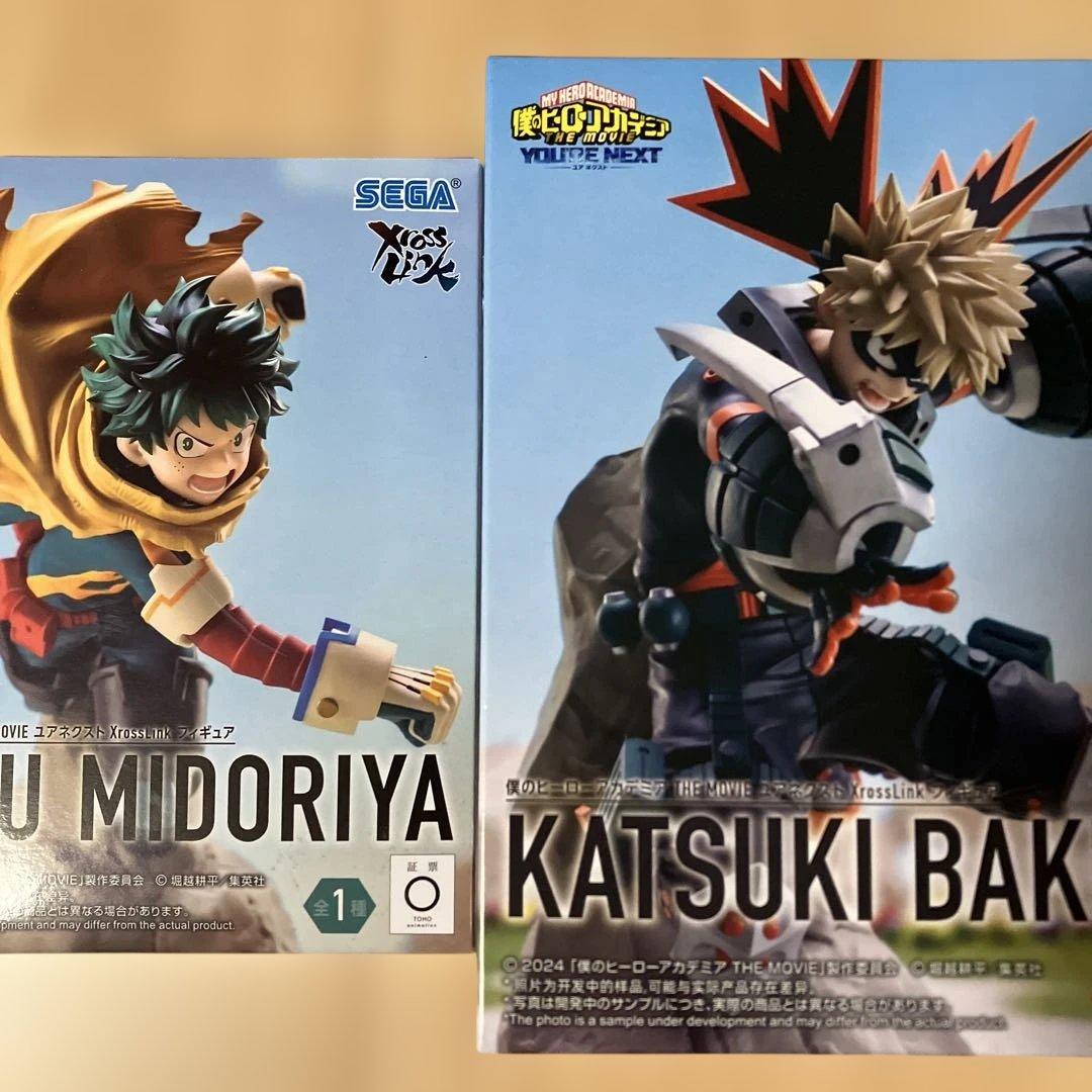 僕のヒーローアカデミア フィギュア XrossLink 爆豪勝己 緑谷出久