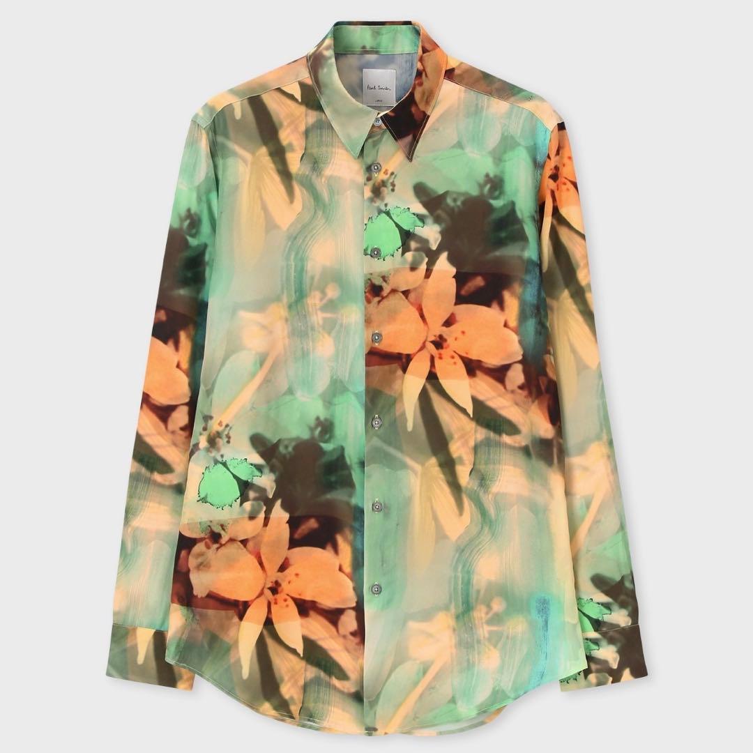 Paul Smith Painted Photograph 花柄 シャツMサイズ - メルカリ