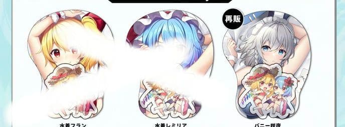 東方　東方project　十六夜咲夜　マウスパッド　立体マウスパッド