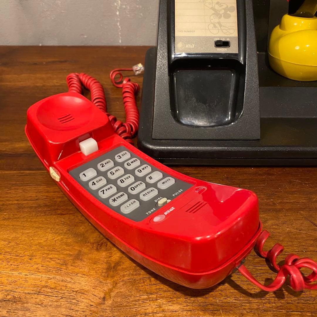 90s AT&T ミッキーマウス 電話機 ヴィンテージ コレクション 置物