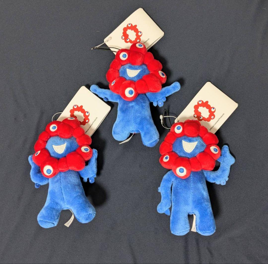 EXPO2025 ミャクミャク ゴム紐付き ぬいぐるみ 3種セット - メルカリ