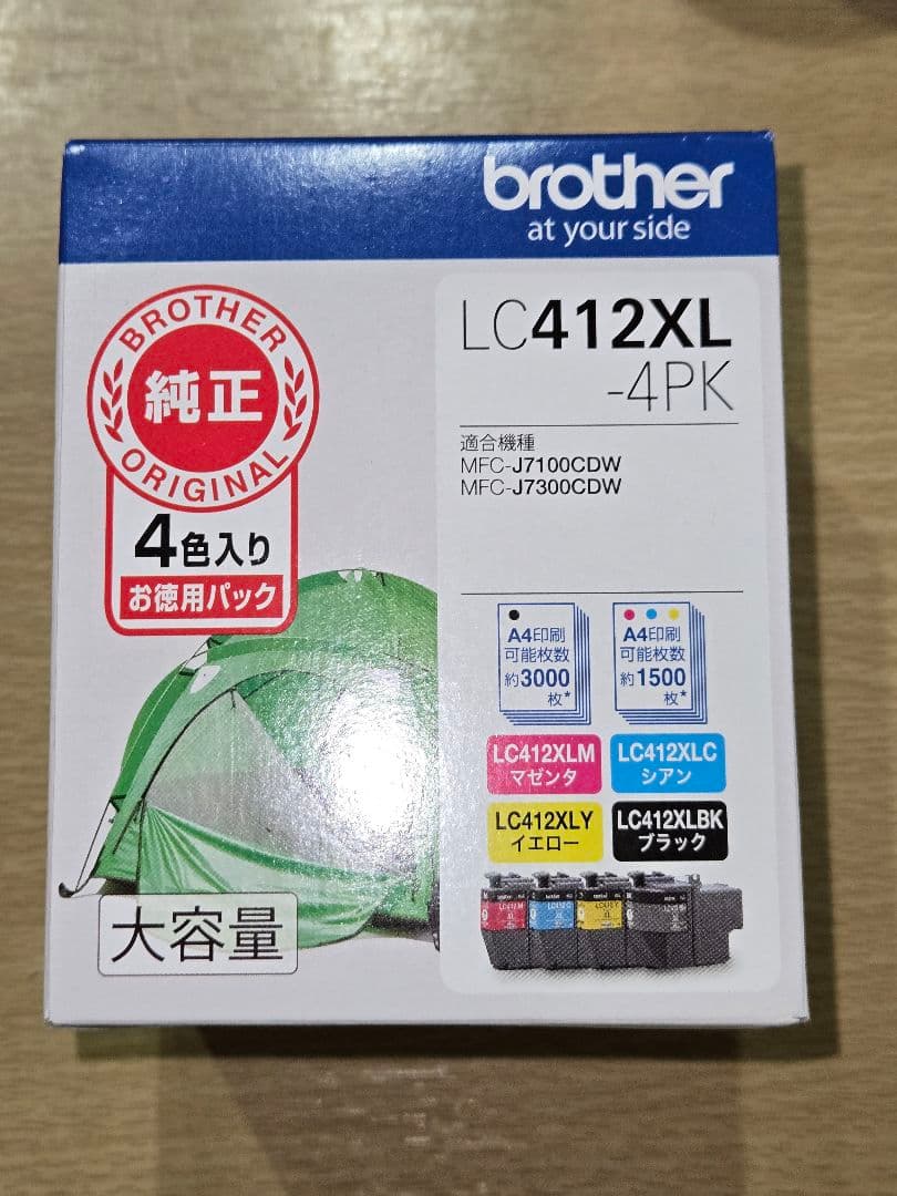 brother LC412XL-4PK - メルカリ