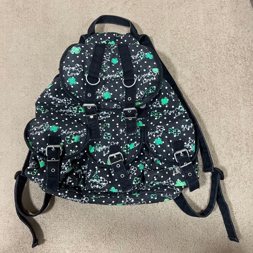 クローバードットリュック Y2K 平成レトロ 平成女児 リュック バック