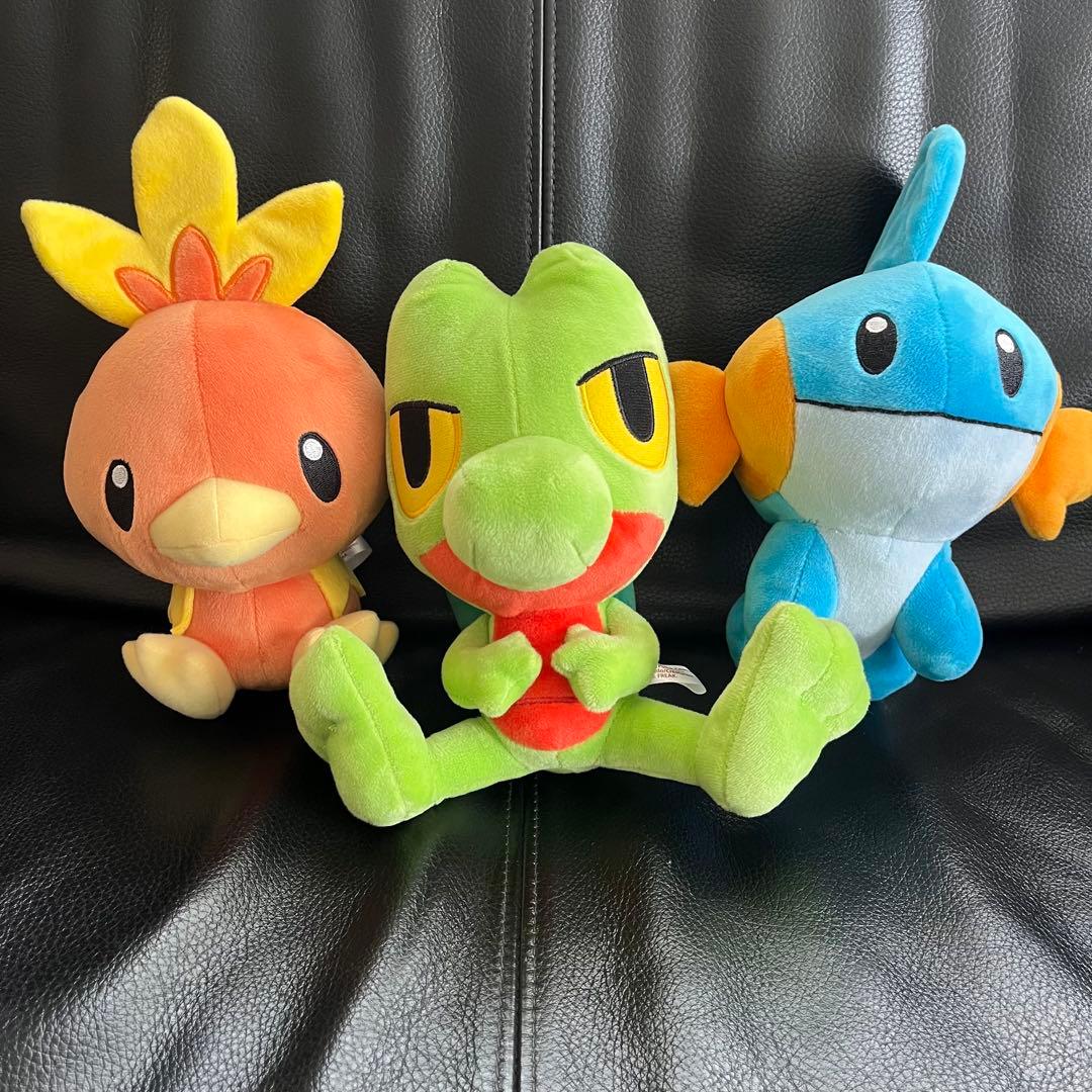 キモリ アチャモ ミズゴロウ ドール ぬいぐるみ - メルカリ