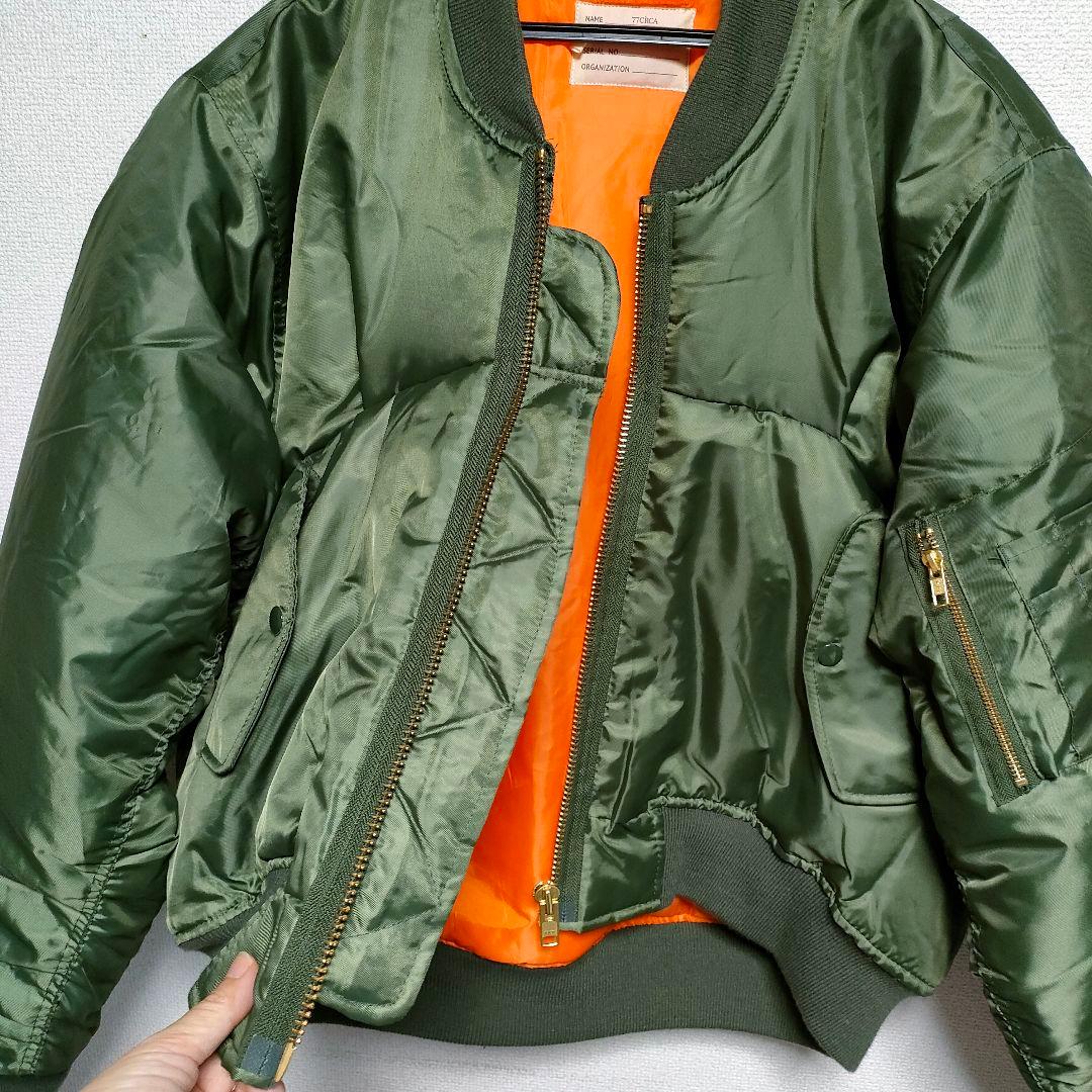 ✨極美品✨】77circa ma-1 リメイク変形MA-1 レア 希少 カーキ - メルカリ