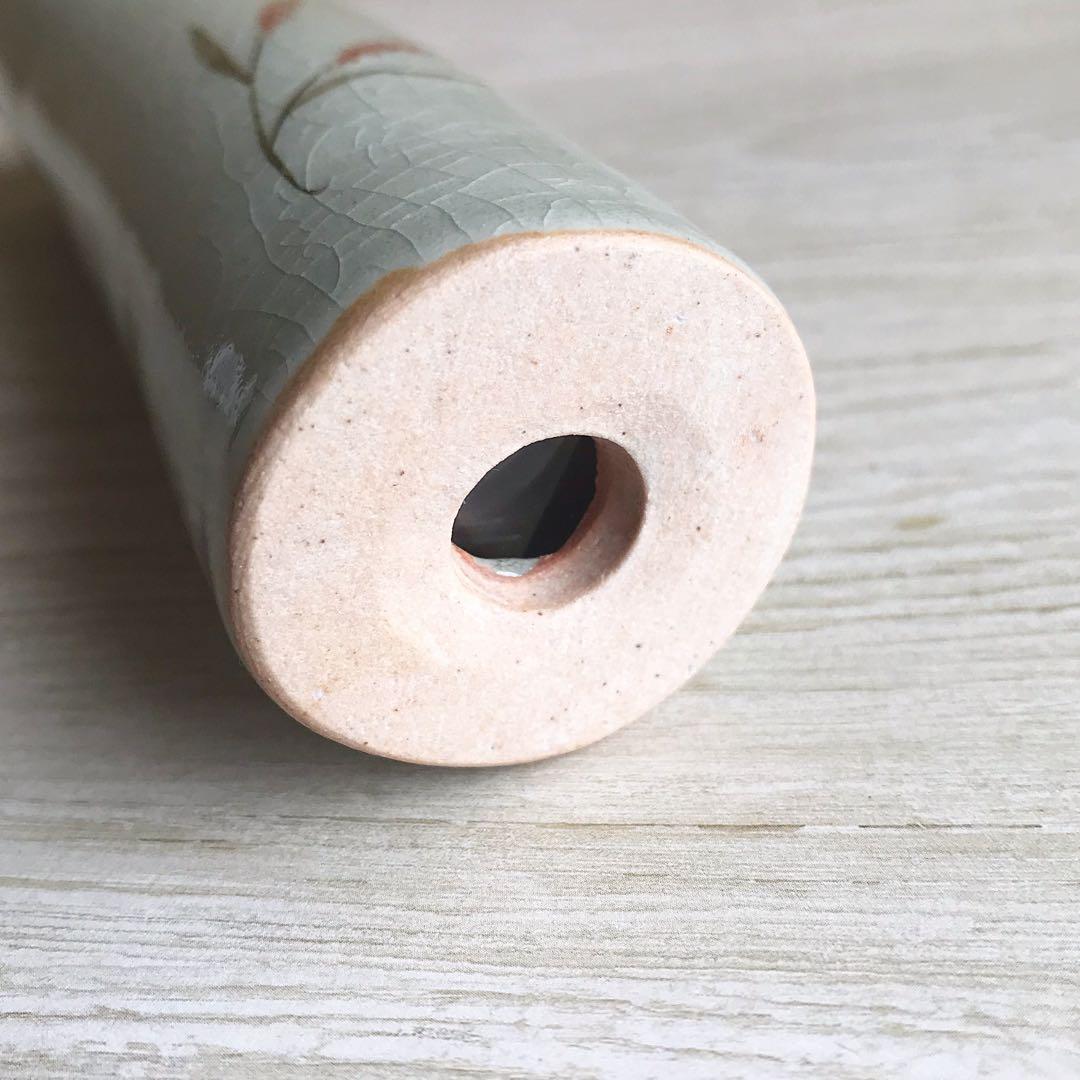 吉田真さん作 陶器の万華鏡(水引)