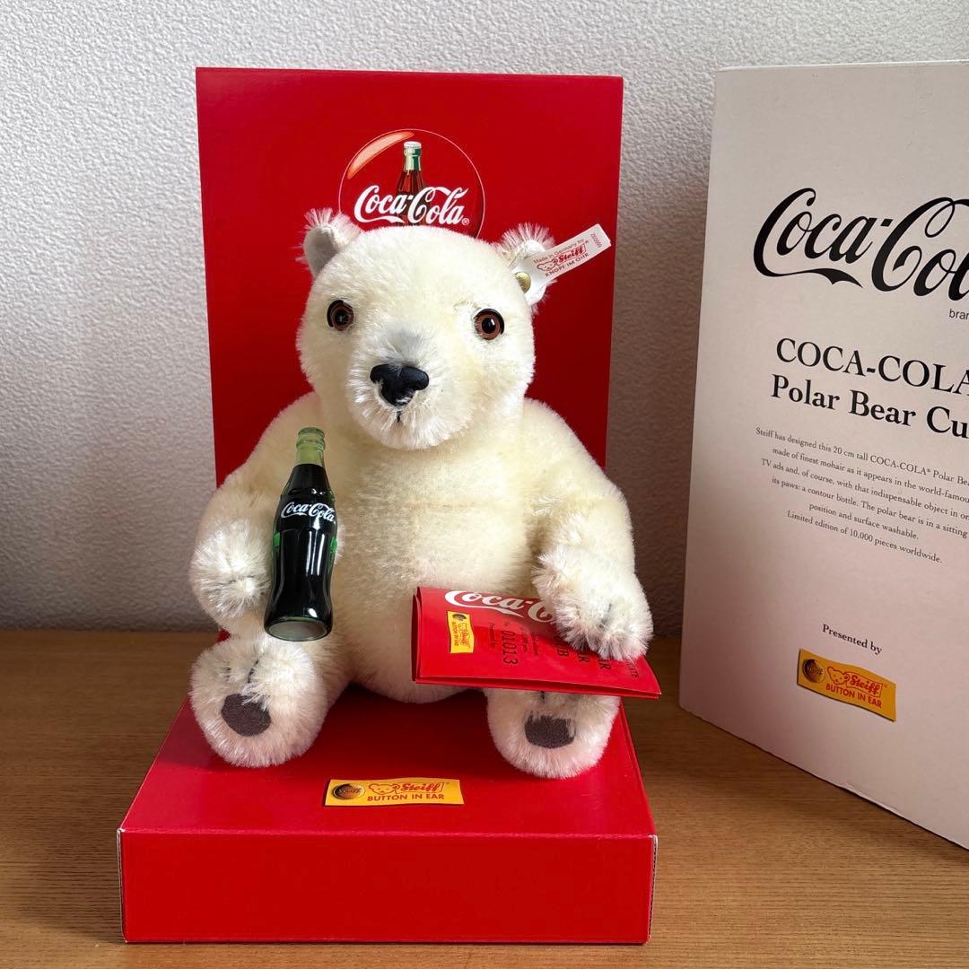 シュタイフ Steiff コカコーラベア テディベア 箱付き - メルカリ