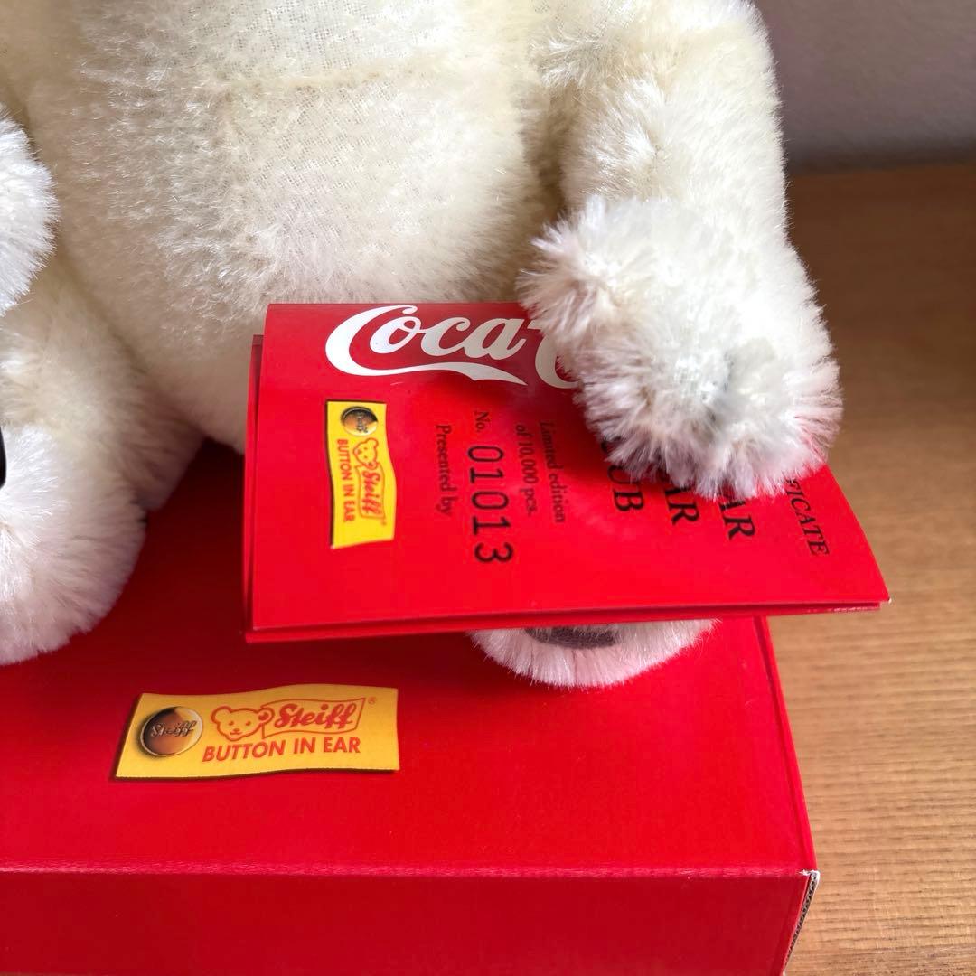 シュタイフ Steiff コカコーラベア テディベア 箱付き - メルカリ