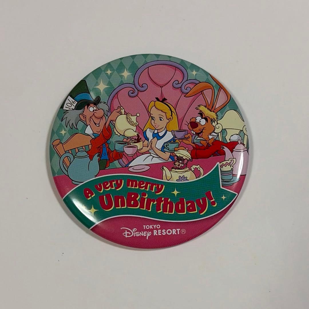 東京ディズニーランド 不思議の国のアリス 缶バッジ 何でもない日