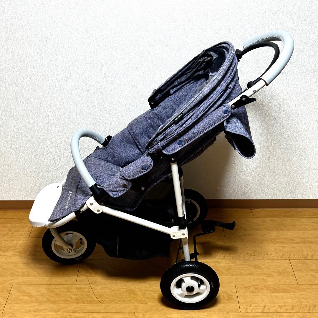 エアバギー airbuggy ココブレーキEX メランジデニム - メルカリ