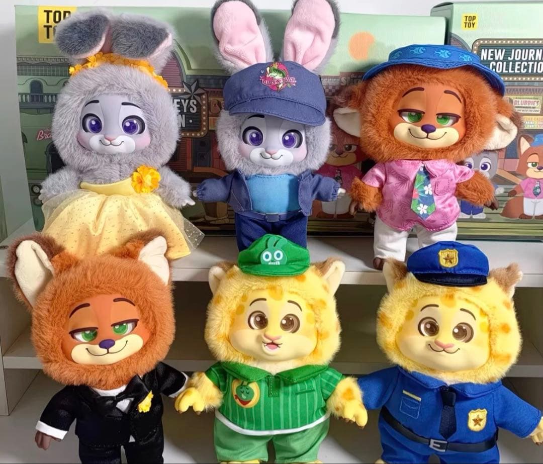 TOPTOY 新作ズートピア2 ぬいぐるみペンダント 1ボックス(6個入り