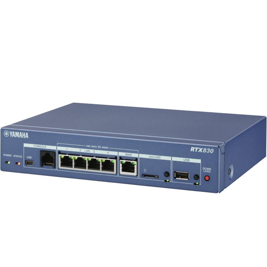 YAMAHA ギガアクセスVPNルーター RTX830 ヤマハ ギガアクセスVPNルーター RTX830 1台 - アスクル