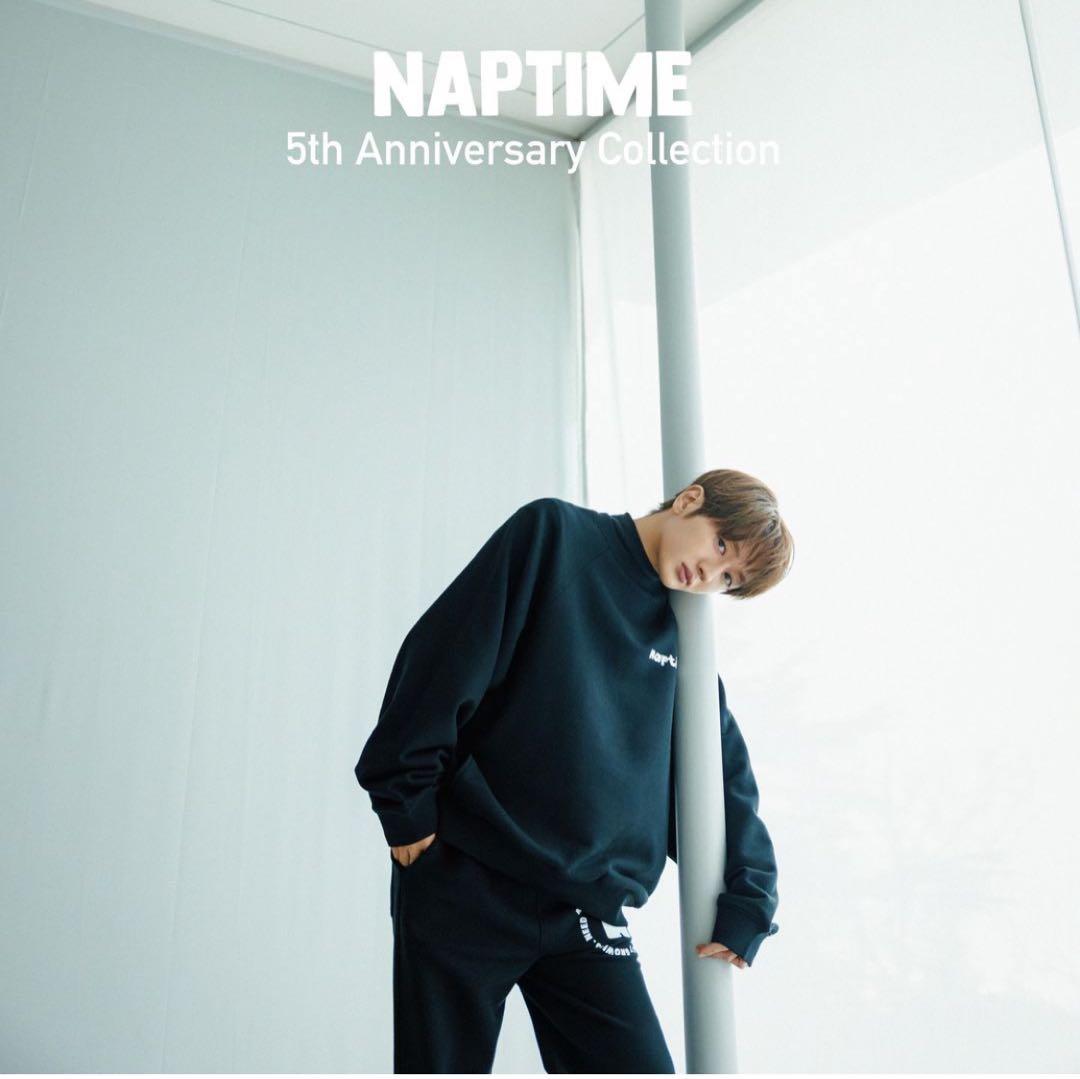 ナップタイム　naptime. Nissy 西島隆弘　スウェット　プルオーバー黒