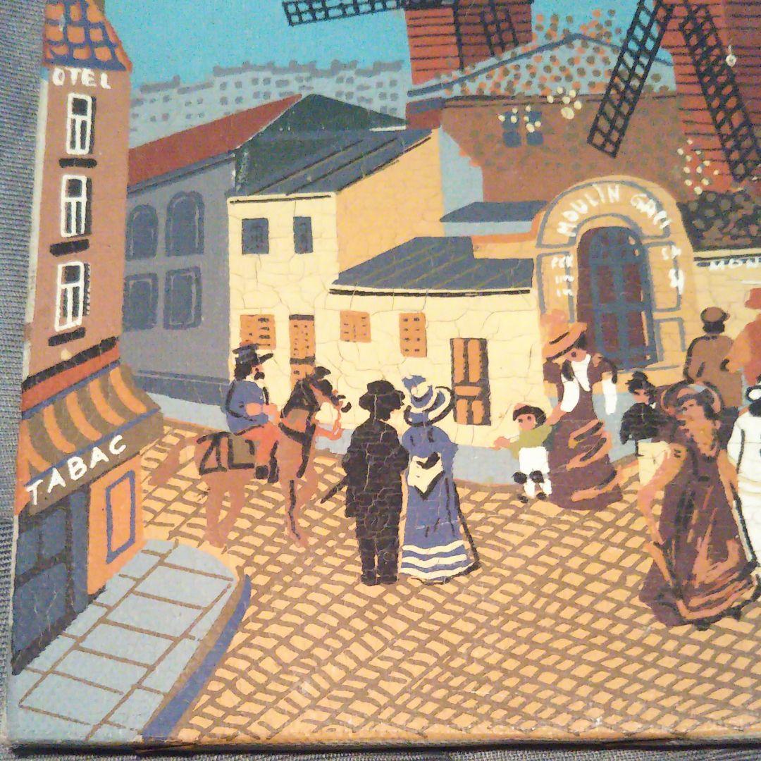 フランス パリ モンマルトルの風景 喫茶店で人気 セーヌ川沿い販売店で