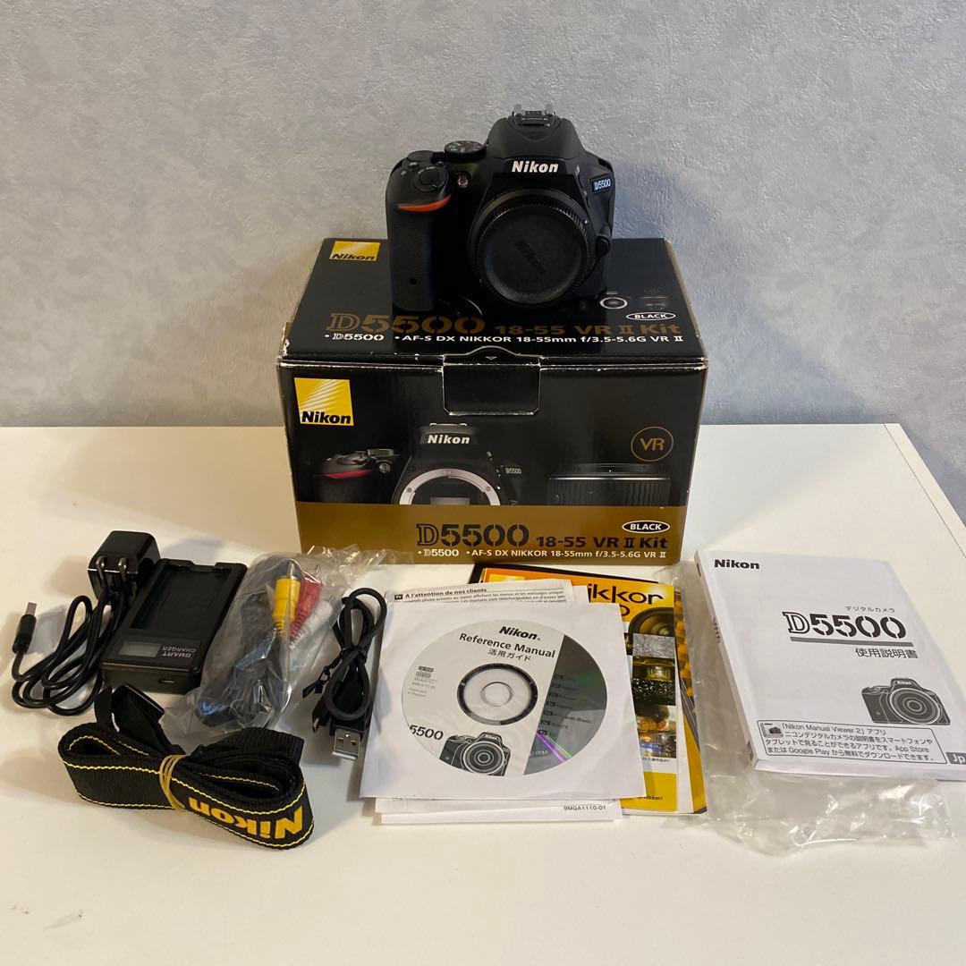 ニコン D5500 ボディ 一眼レフ 55-300mmレンズ用 - メルカリ