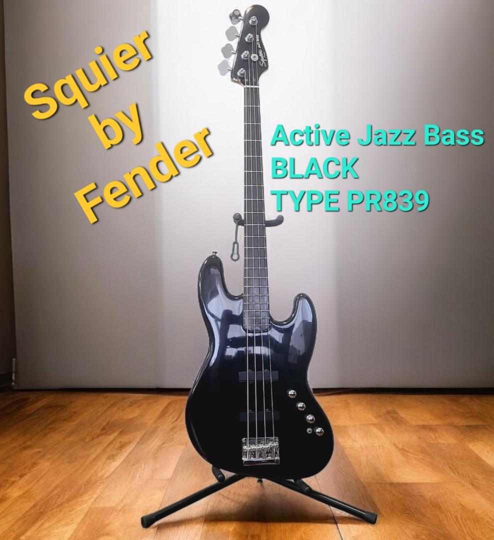 ベース Squier by Fender Active Jazz Bass PR839 Squier by Fender Affinity Series Active Jazz Bass Mystic Sea Foam