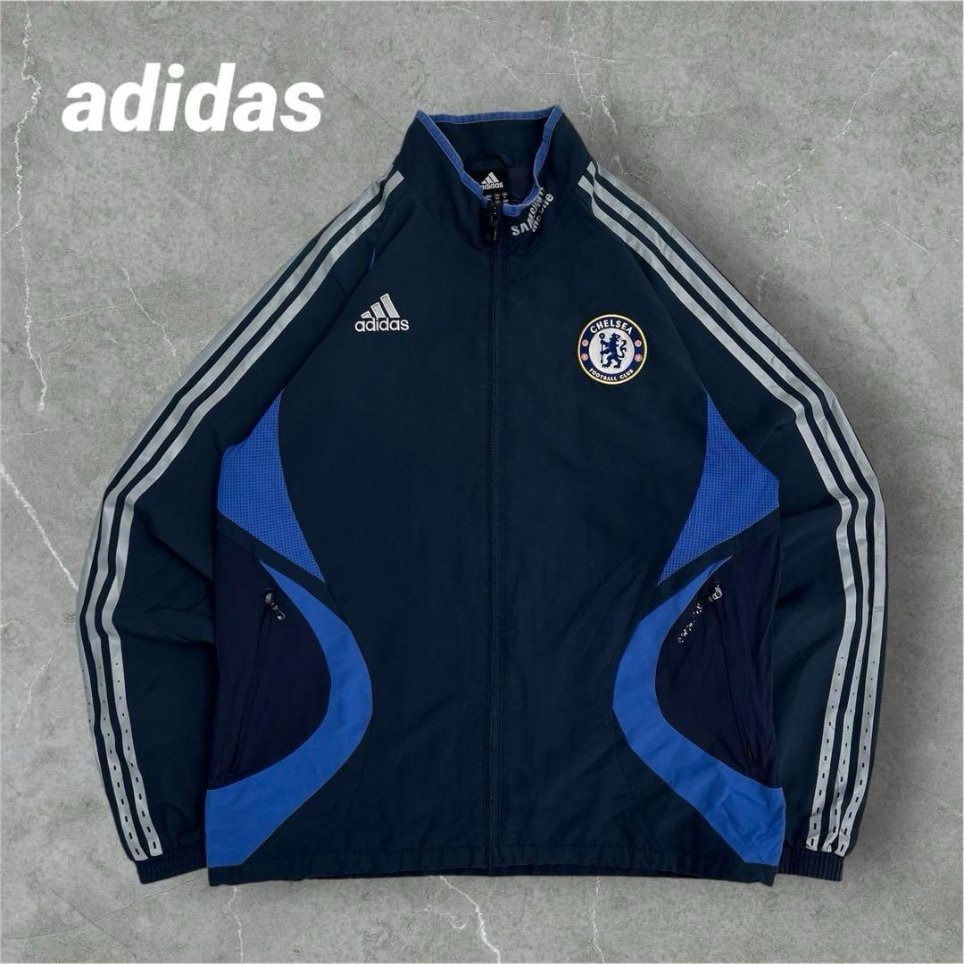 yokai jaki着用】adidas ナイロンジャケット チェルシー XL - メルカリ