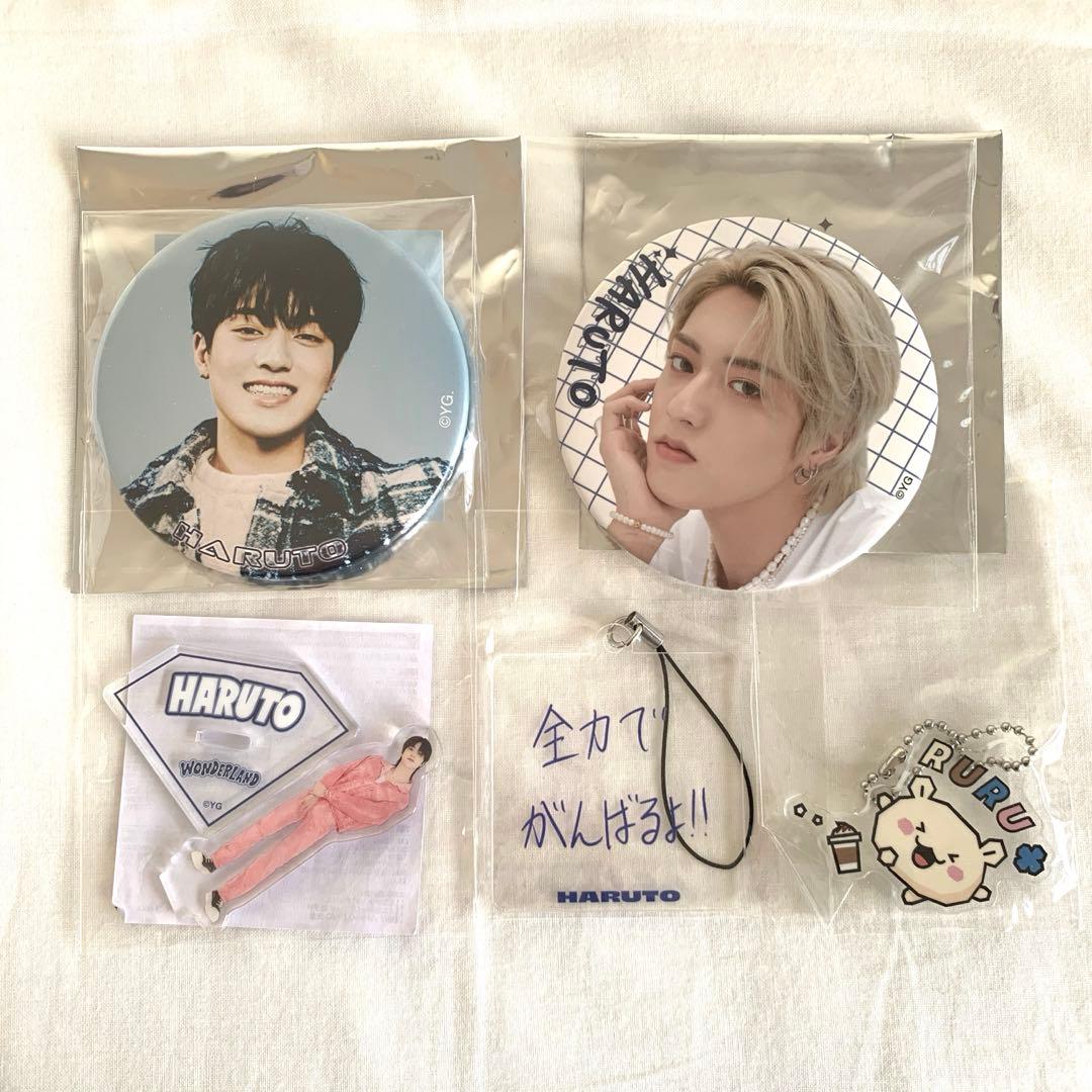 TREASURE ハルト 缶バッジ アクキー アクスタ メッセージキーホルダー